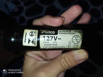 Vendo Secador Da Philco Profissional