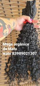 Mega Hair Cacheado Cacheadas Orgnico No Tic Tac Cachos Orgnico