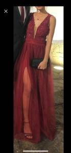 Vestido De Festa Marsala