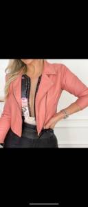 Jaqueta Couro Fake Ecolgico Glamour