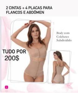 2 Cintas Body + 4 Placas