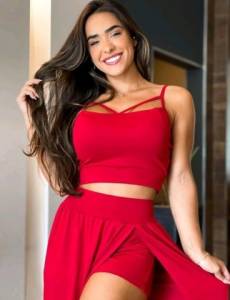 Conjunto Cropped E Short Saia Longa