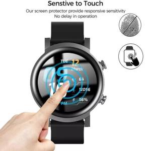 Pelcula Smartwatch Redonda Gel E3 3d/4d/(fcil Instalao)