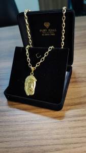 Linda Corrente Ouro 18 Masculino