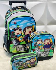 Mochila Com Carrinho Yepp Kit