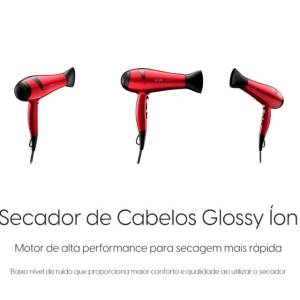 Secador De Cabelo Elgin Glossy Ion Cermica Profissional