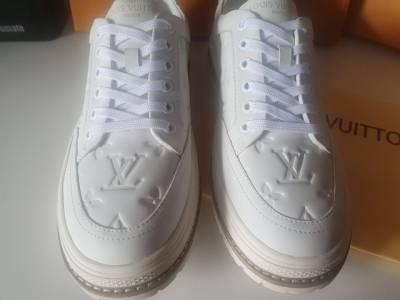 Tênis Masculino Esportivo Social Branco Louis Vuitton