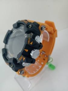 Relgio Smael 1802 Militar Shock - Laranja - Novo