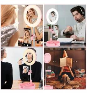 Ring Light Espelho Live Makeup Multipurpose Desk Lamp
