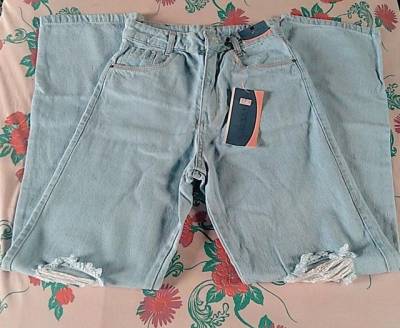 Cala Jeans Feminina Wide Leg Pantalona Retr Linha Premium