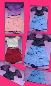 Conjuntos Short + Croppd  $55 Cada