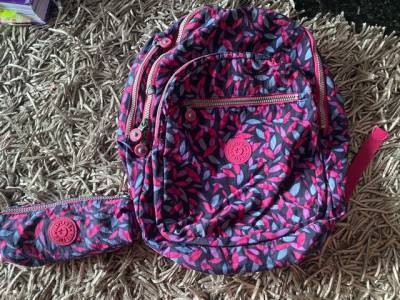 Kit Mochila + Estojo Kipling Seoul Original