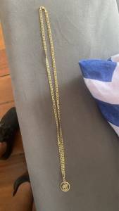 Cordo De Prata Banhado A Ouro
