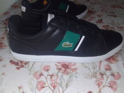 Sapato Lacoste Preto E Verde