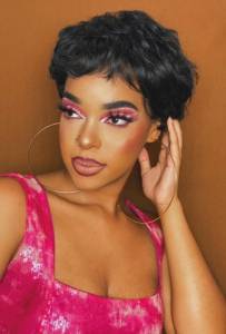 Wig Preta, Lace, Peruca