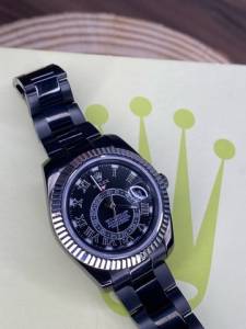 Relgio Rolex Sky Dweller Black Automtico!