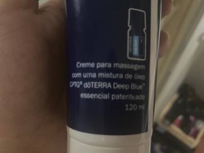Creme Massagem Com leo Essencial Doterra