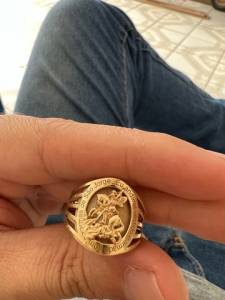 Anel De Ouro So Jorge