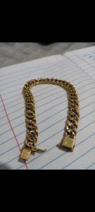 Pulseira De Ouro.