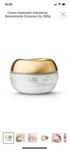 Hidratante Corporal Lily 250g