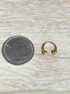 Piercing De Ouro