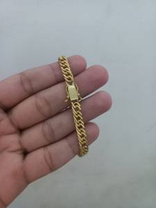 Pulseiras Banhadas A Ouro E Envernizado