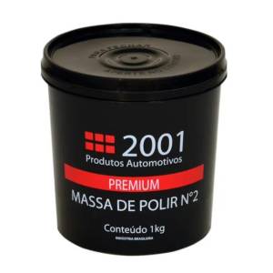 Massa De Polir Autos, N 2 Premium, 1 Kg, 2001