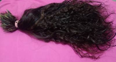 Cabelo 100% Humano Cacheado 44cm 145gramas