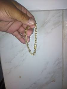 Cordo E Pulseira Moeda Antiga Kit