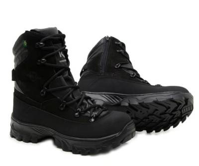 Bota Ttica Warrior De Zper Anti Perfuro Celso Cavallini Preta 42