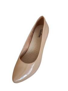 Sapato Scarpin Usaflex Bege Verniz 37.