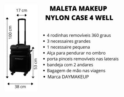 Maleta Daymakeup Original Nova Maquiador Profissional