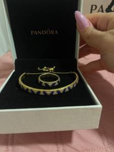 Pulseira E Anel Pandora