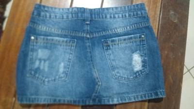 Saias Jeans Usadas Em timo Estado