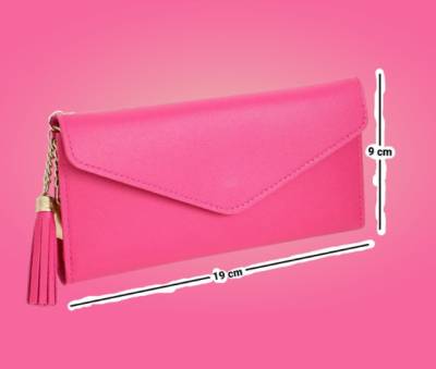 Carteira Envelope Feminina Com Pingente