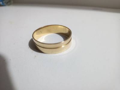 Par De Aliana De Ouro 18k