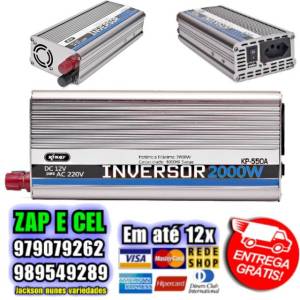 Inversor 2000w 12v 220v
