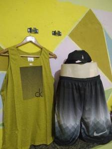 Kit Masculino 3 Peas Camisa, Bermuda E Bon