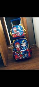 Mochila E Lancheira Luccas Neto De Rodinhas