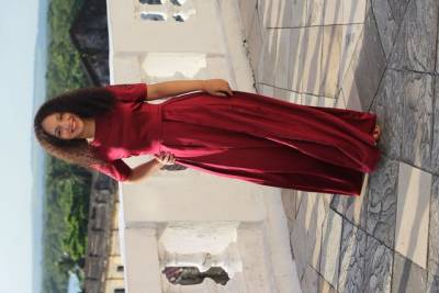 Vestido De Festa Marsala