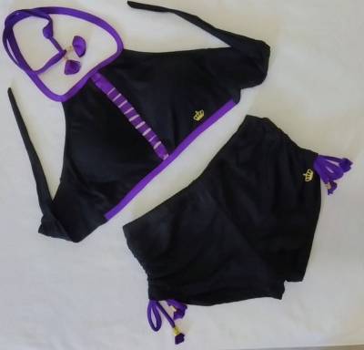 Biquni Cropped E Short Novo - P E M