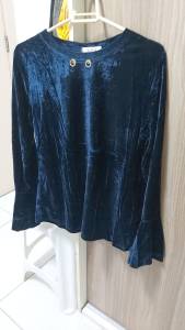 Blusa De Veludo Colada Belssima