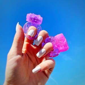 Anis De Silicone Com Vibrao