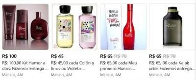 R$: 78,00 Perfume 100ml: Natura Homem Tradicional