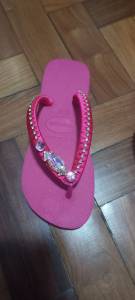 Chinelo Havaianas  Personalizado Rosa Pink