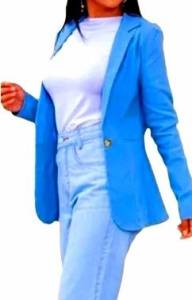 Blazer Azul Tamanho P
