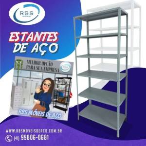 Estante De Ao! Melhor Opo Sua Empresa!