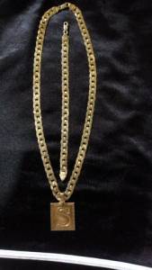 Cordo De Prata Novo Banhado A Ouro 65cm