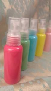 Frascos Spray Pet Coloridos - 50 Ml