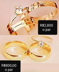 Alianas Em Ouro 18k